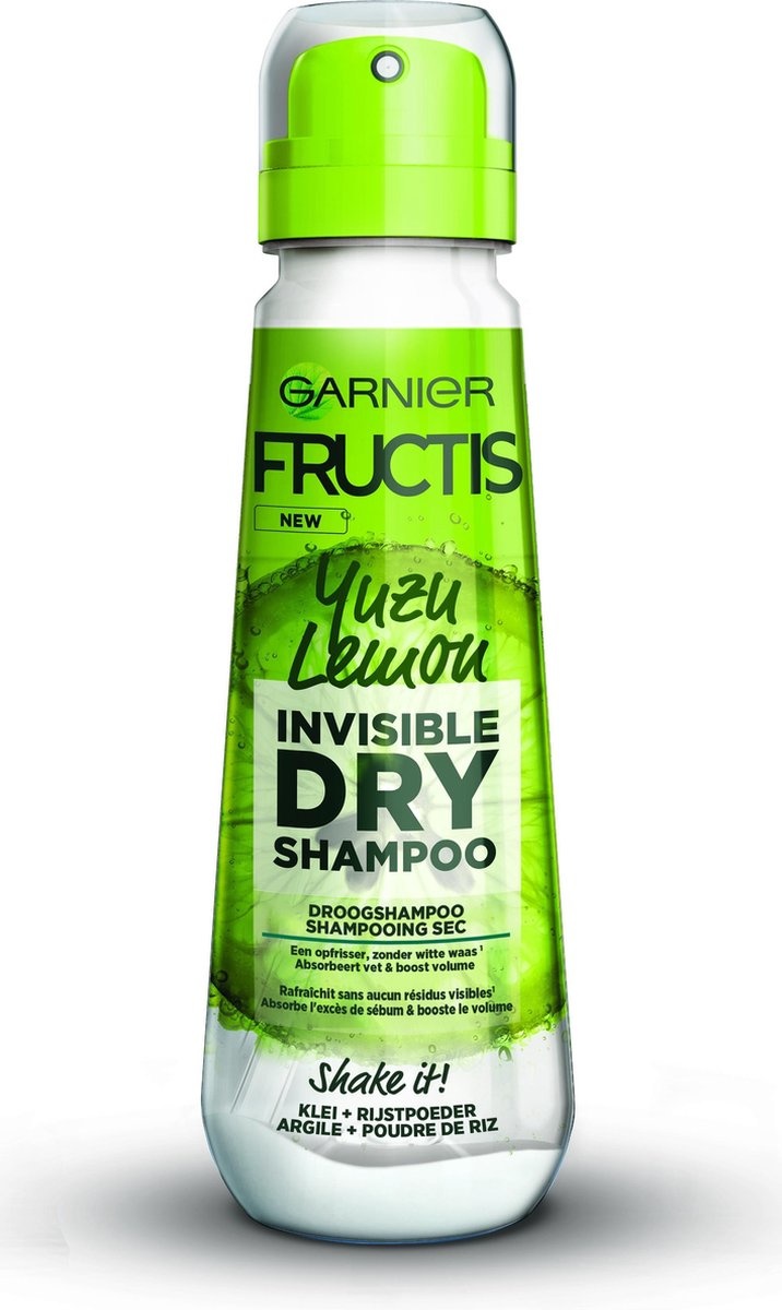 Garnier Fructis Hair Lemonade Lemon - Shampoing Sec 100ml - Compressé