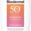 Biodermal Ultra-Light Sun Fluid - Sunscreen with SPF50+ - with Hyaluronic Acid - Sunscreen Face