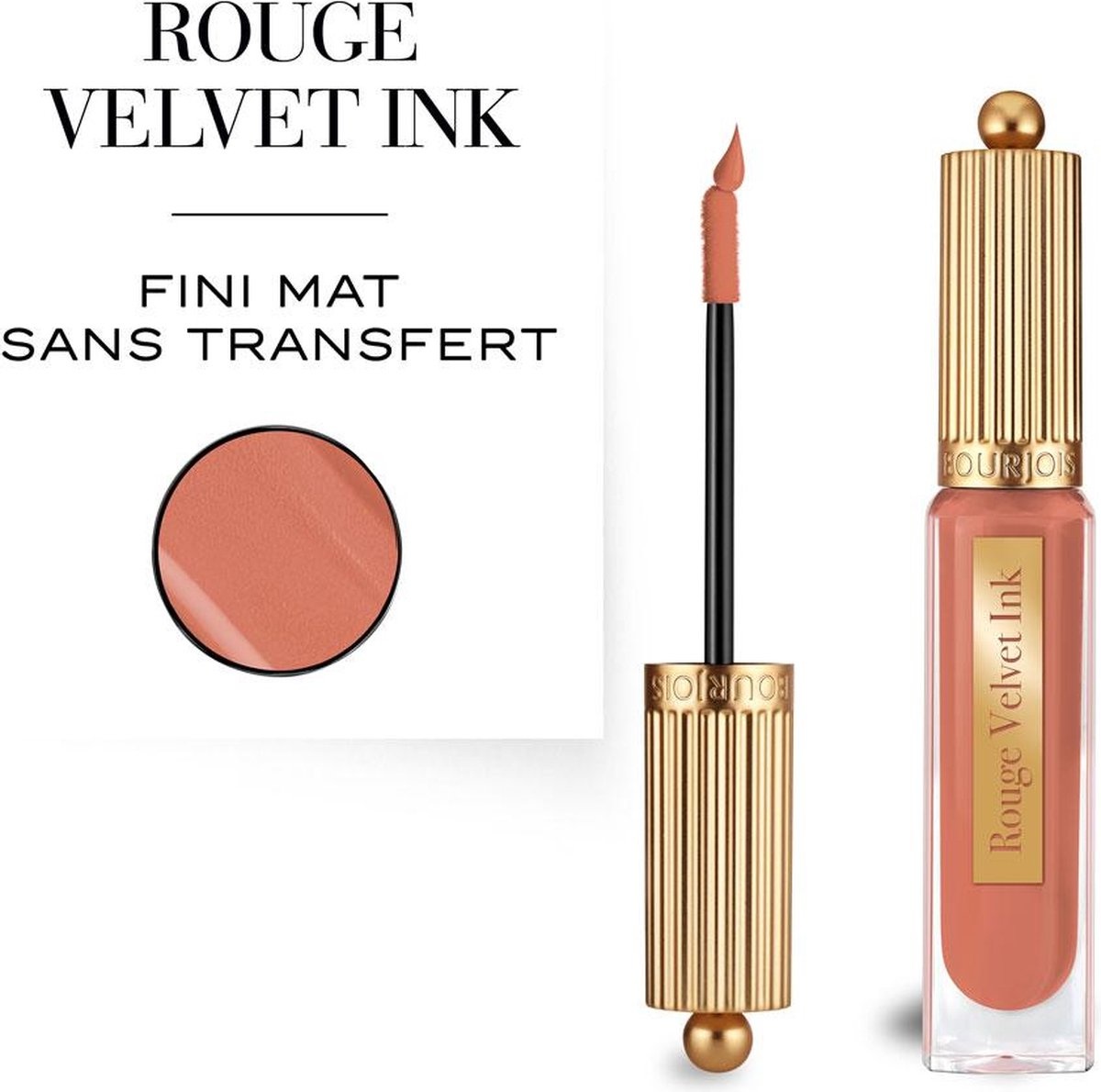 Bourjois Rouge Velvet Ink Lippenstift - 02 Belle inco-nude