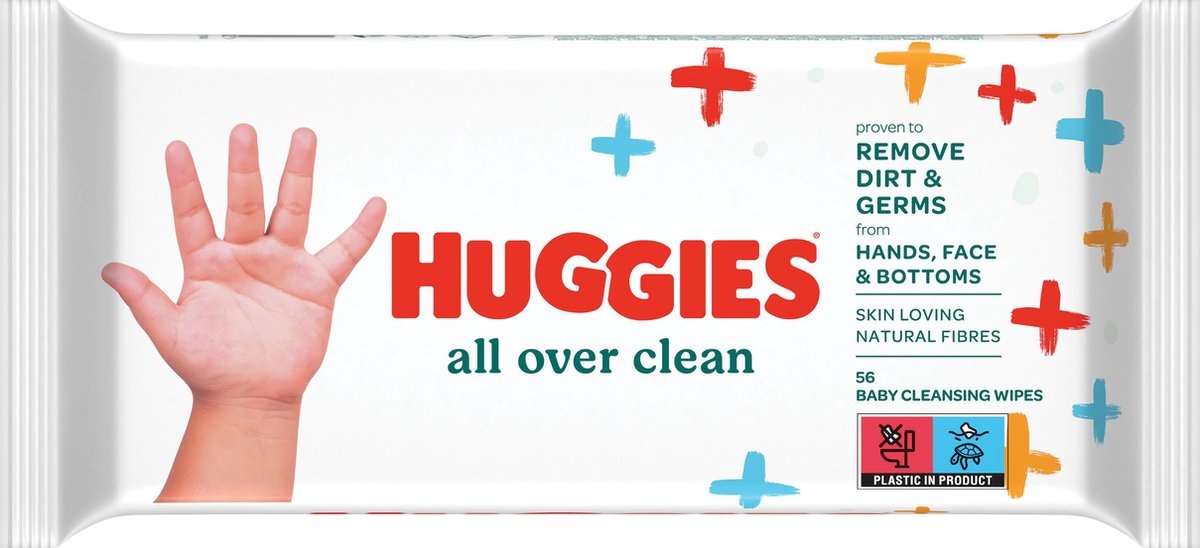 Nettoyant pour museau Huggies - Tout propre - 56pcs.