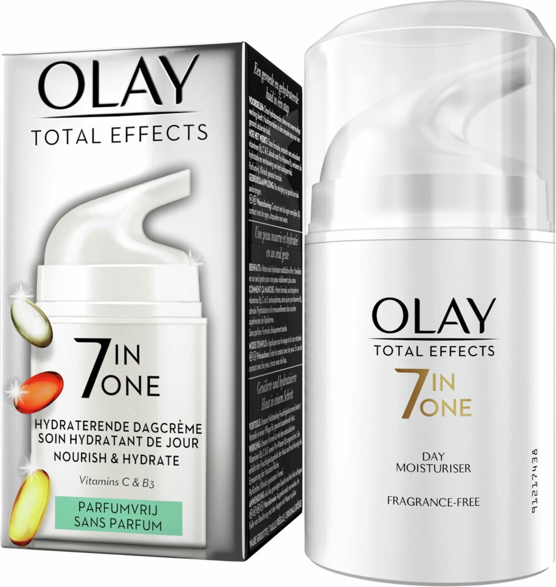 Olay Total Effects - 50ml - 7in1 Parfumvrije Dagcrème