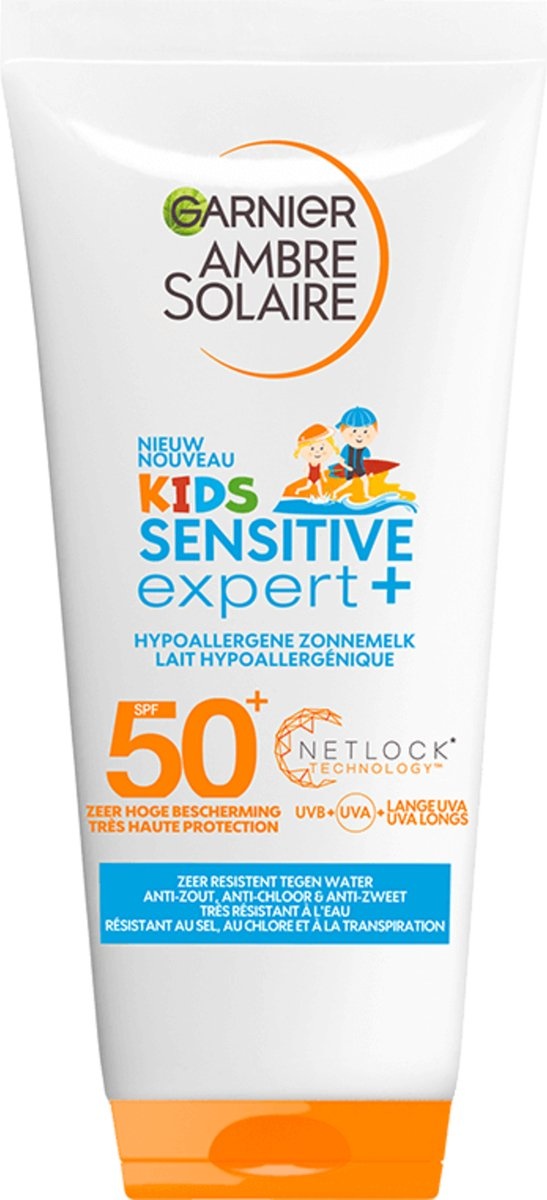 Milk 200ml 50+ Sensitive Sun Garnier Onlinevoordeelshop - Solaire Ambre SPF Kids