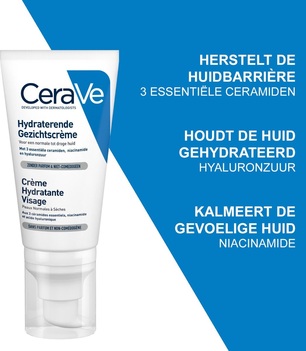 CeraVe - Lotion hydratante pour le visage Crème de nuit 52 ml - Emballage endommagé
