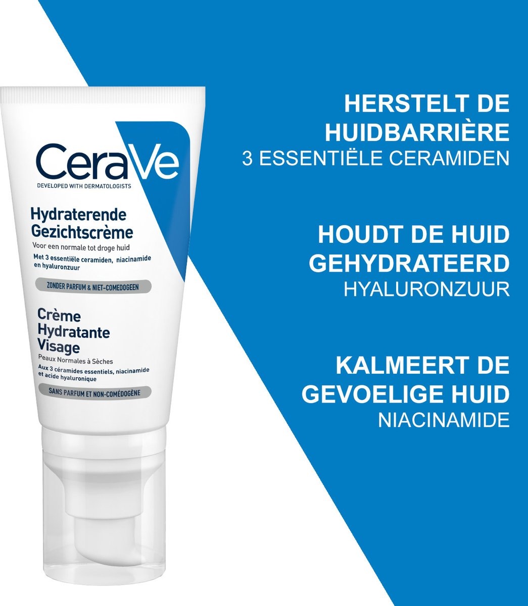 CeraVe - Facial Moisturizing Lotion Nachtcrème  52 ml - Verpakking beschadigd