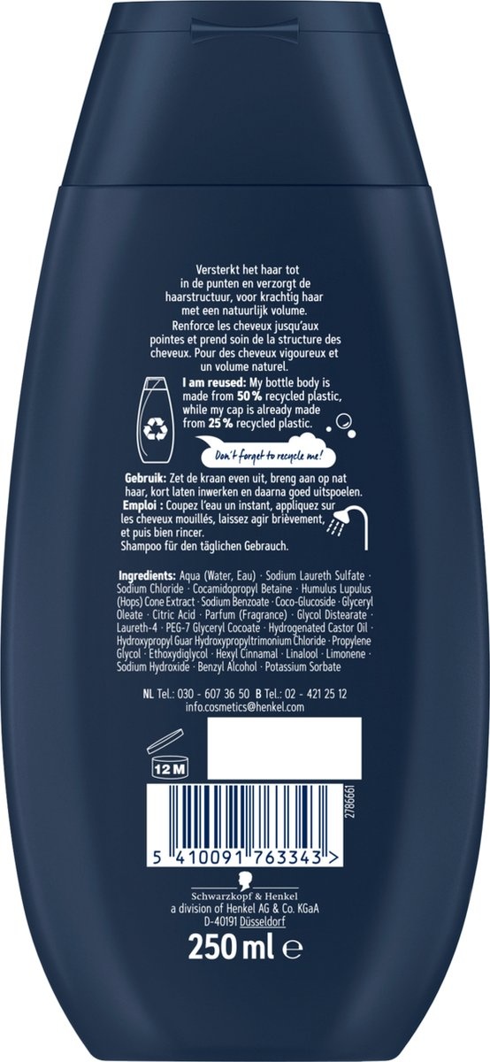 Schwarzkopf for Men Shampoo 250ml