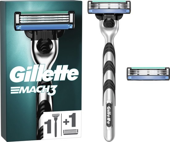 Gillette Mach3 - Herren-Rasiersystem - Inklusive 1 Rasierklinge