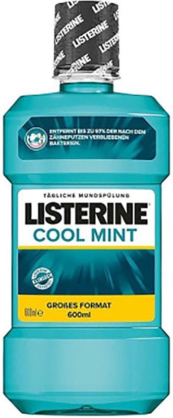 Listerine - Cool Mint Mouthwash - Frischer Atem - 600 ml