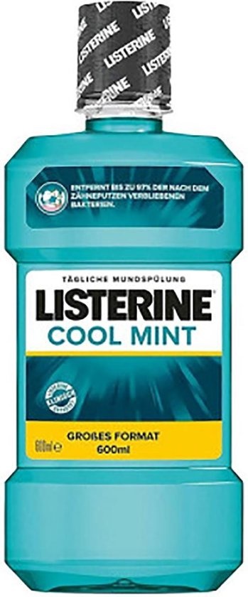 Listerine - Bain de Bouche Menthe Fraîche - Haleine Fraîche - 600ml