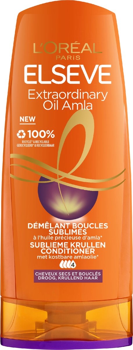 L'Oréal Paris Elsève Extraordinary Oil Sublime Curls - Après-shampooing 250 ml - Cheveux bouclés ou ondulés