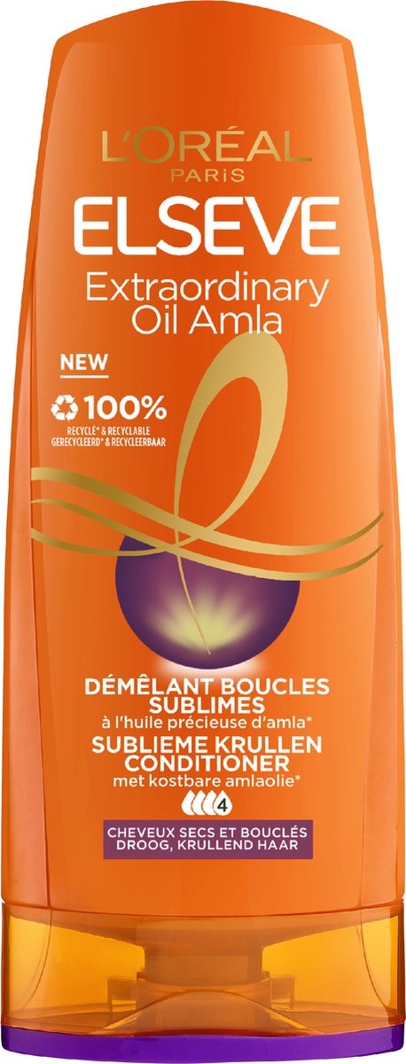 L'Oréal Paris Elsève Extraordinary Oil Sublieme Krullen - Conditioner 250 ml - Krullend of Golvend Haar