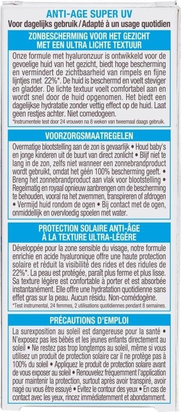 Garnier Ambre Solaire Anti-Age Super UV SPF50 - Packaging Damaged