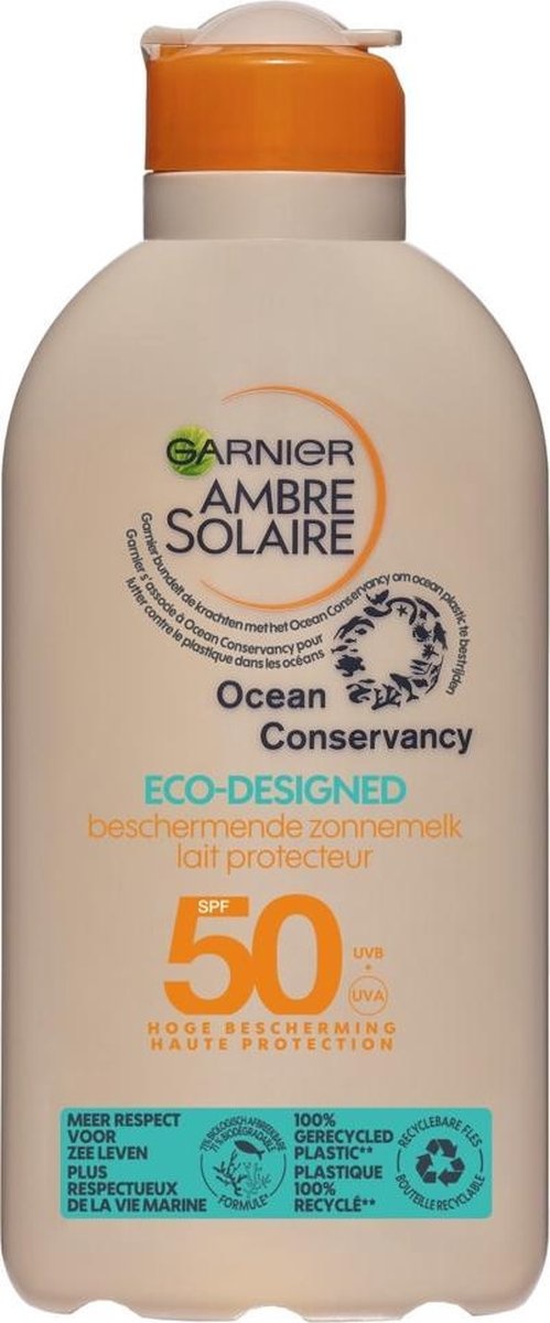 Garnier Ambre Solaire Ocean Protect Zonnebrandcrème SPF 50 - 200ml