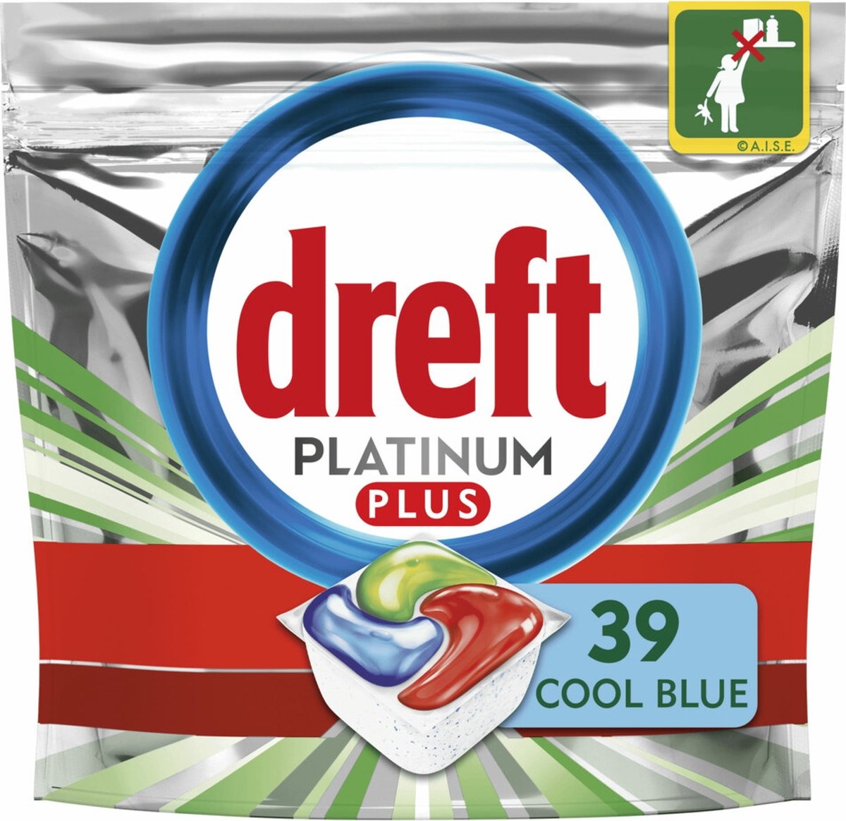 Dreft Dishwasher Tablets Platinum Plus 39 pieces