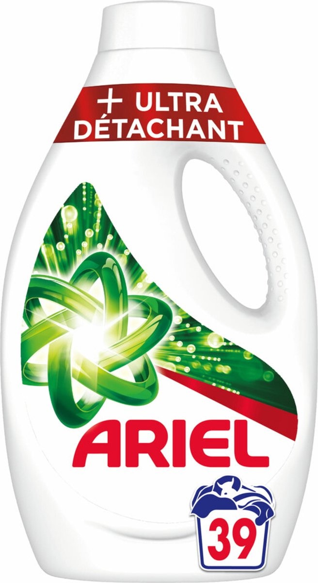 Ariel Vloeibaar Wasmiddel +Ultra Vlekverwijderaar 1950 ml