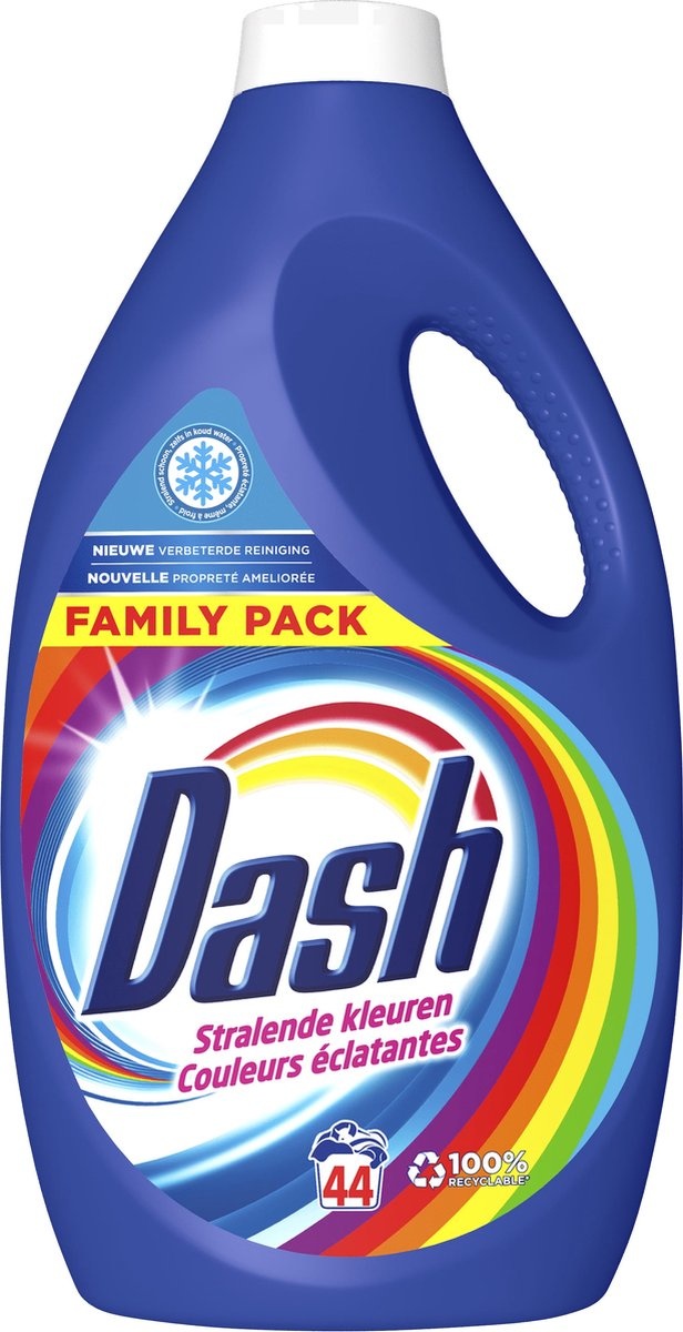 Dash Liquid Detergent - Colored Clothes - 44 Washes