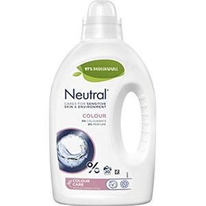 0% Parfumvrije Wasmiddel Kleur - 20 wasbeurten, 1000ml