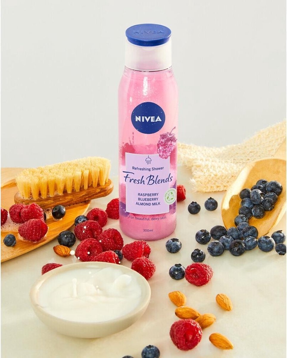 Nivea Fresh Blends Shower Gel Raspberry - 300 ml