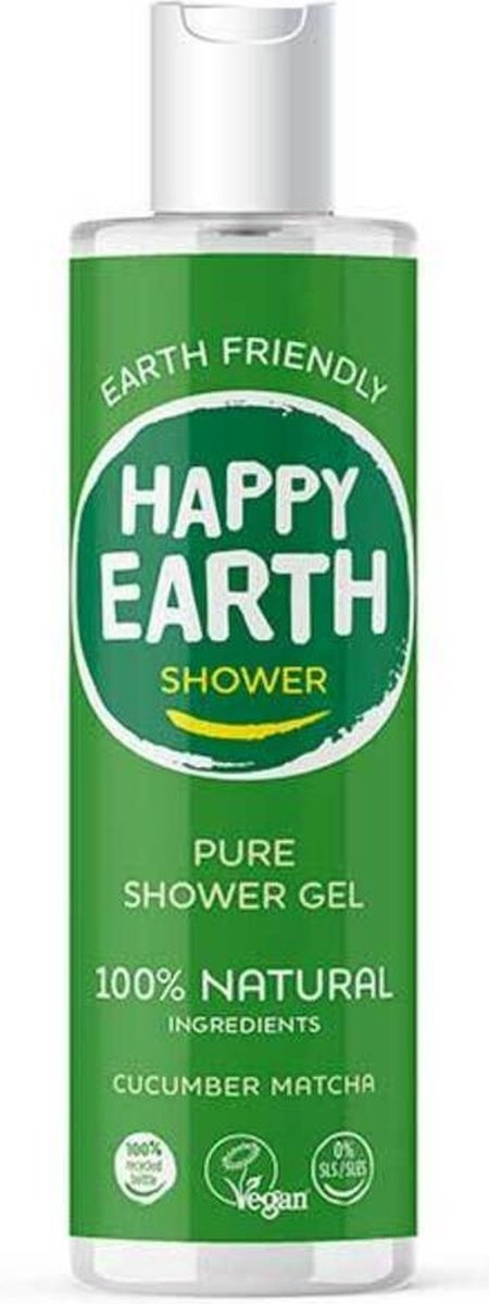 Happy Earth Pure Duschgel Gurke Matcha 300 ml