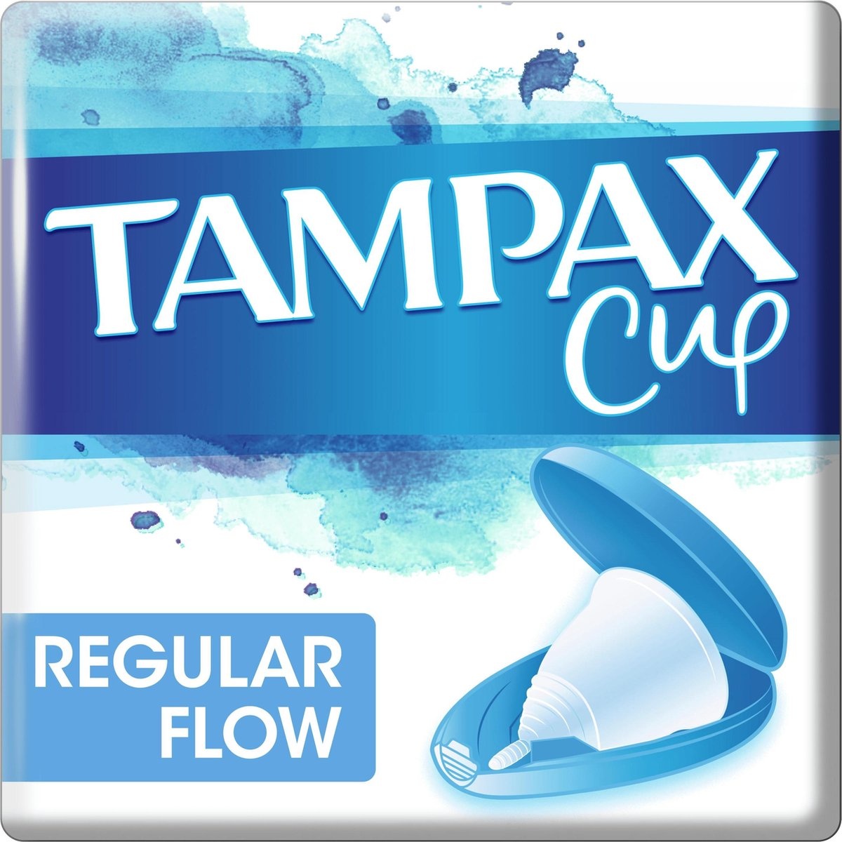 Tampax Menstruatiecup Regular - Ontworpen Met Een Gynaecoloog - 1 stuk - Verpakking beschadigd