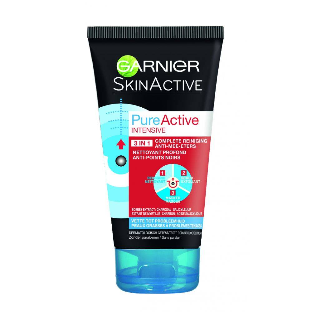 Garnier Pure Active Charcoal 3 In 1 Control Onlinevoordeelshop