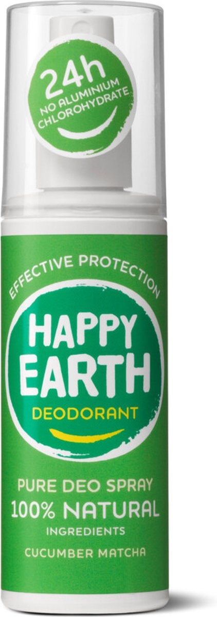 Happy Earth Pure Deo Spray Gurke Matcha 100 ml