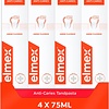 Elmex Anti Caries Tandpasta 4 x 75ml - Voordeelverpakking - Verpakking beschadigd