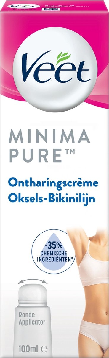 Veet Minima Ontharingscrème - Bikinilijn & Oksels - Gevoelige Huid 100 ml