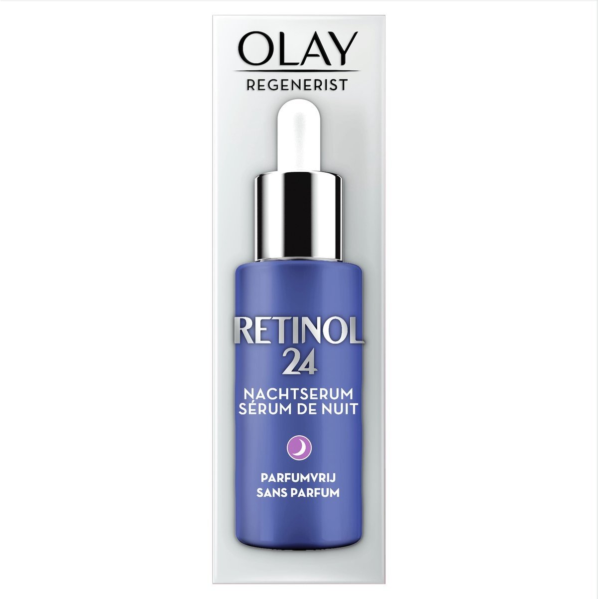 Olay Retinol24 - Sérum de Nuit - Sans Parfum Avec Rétinol Et Vitamine B3 - 40 ml - Emballage endommagé