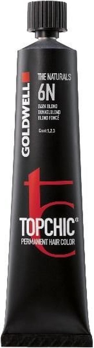 Goldwell Hair Dye Topchic Permanent Hair Color 6N Dark Blonde