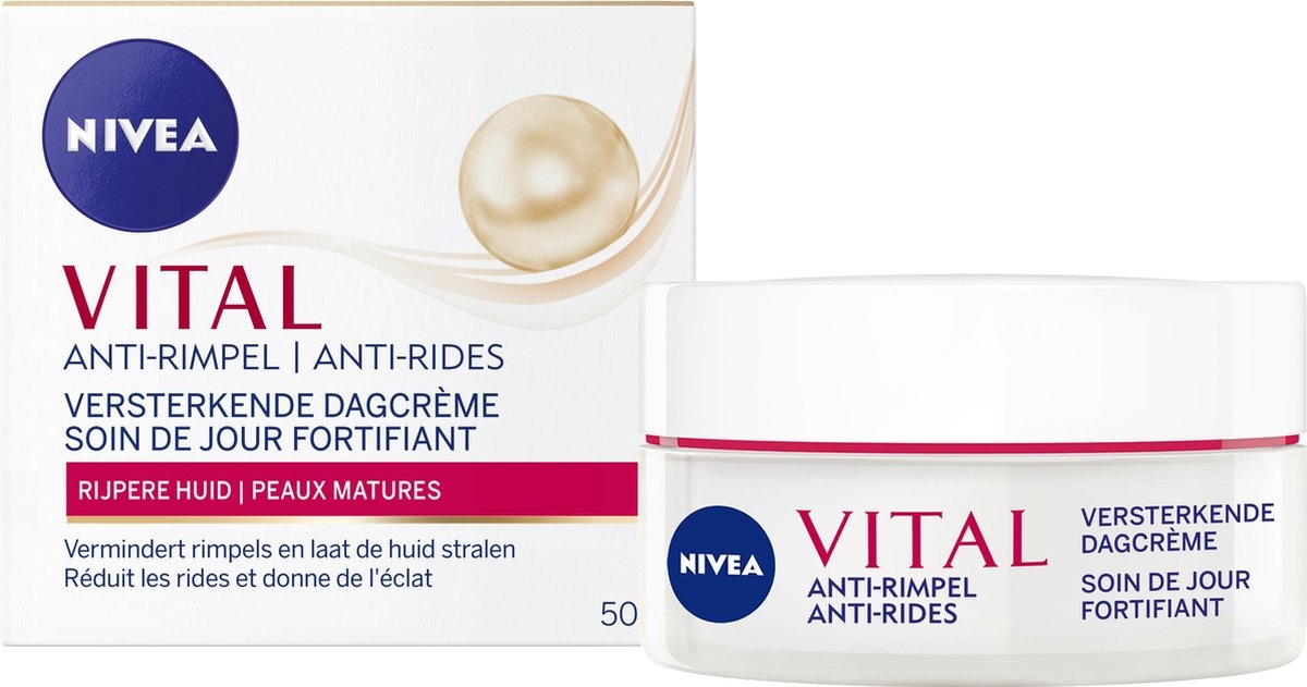 NIVEA VITAL Anti-Wrinkle Fortifying Day Cream - 50 ml