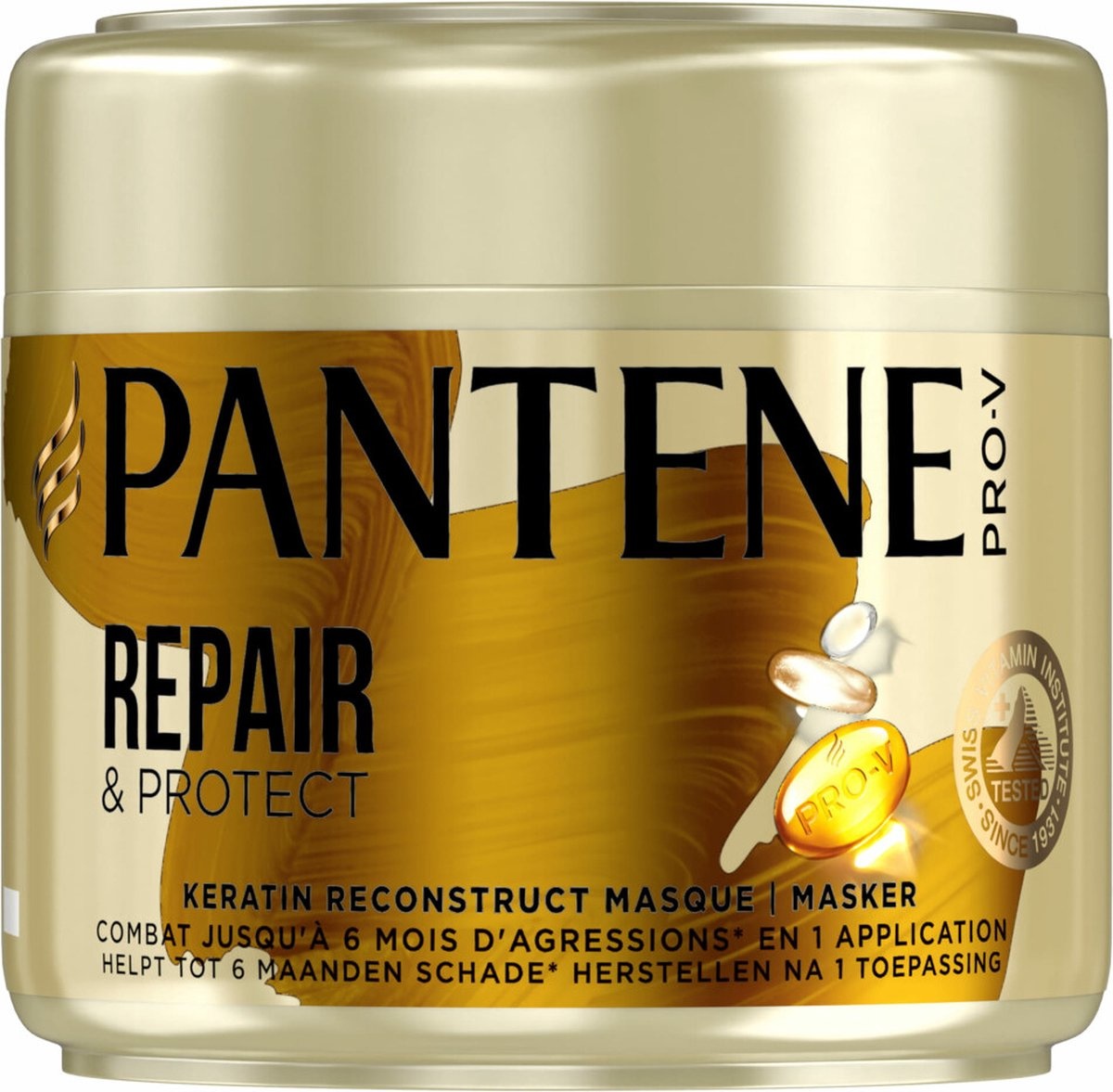 Masque capillaire réparateur Pantene Pro-V Repair & Protect Keratin Treatment - Pour cheveux abîmés - 300 ml