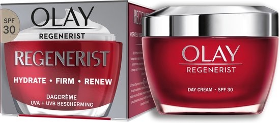 Crème de jour Olay Regenerist - Pour le visage avec SPF30 - 50 ml - Emballage endommagé