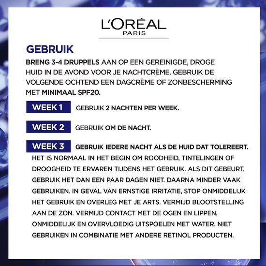 L'Oréal Paris Laser X3 Pure Retinol Nachtserum - Verpakking beschadigd