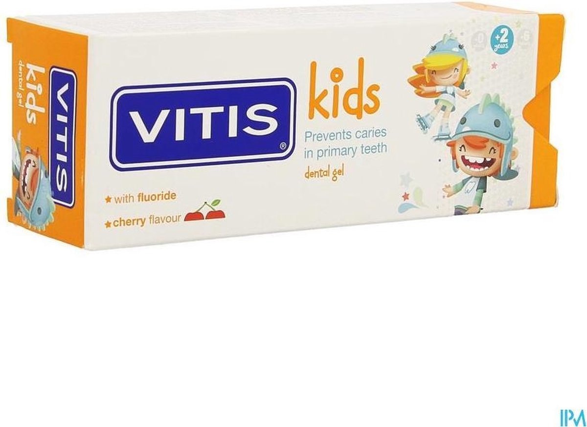 Vitis Kids Gel - Children's Toothpaste for Milk Teeth 50ml