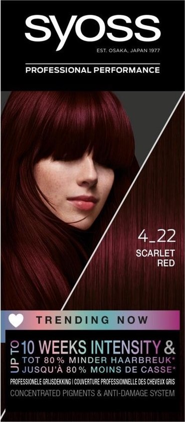 SYOSS Color baseline 4-22 Scarlet Red - Verpakking beschadigd