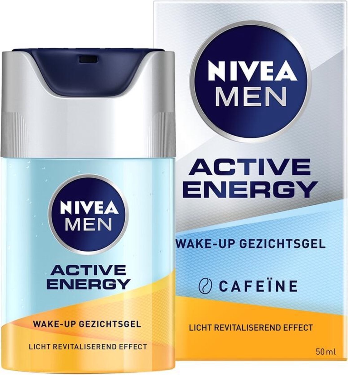 NIVEA MEN Active Energy Wake-up Gesichtsgel - 50 ml - Verpackung beschädigt