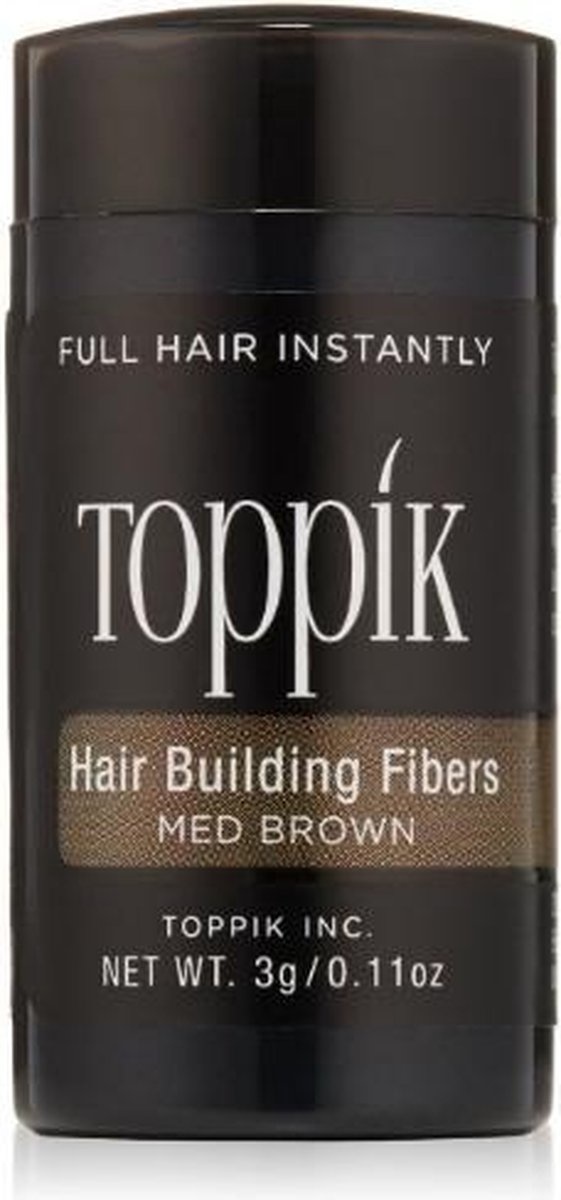 Toppik Hair Building Fibers Travel (3 grams) - medium Brown