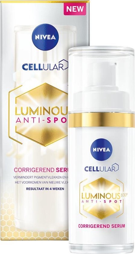 NIVEA Cellular Luminous Anti-Pigment Reduziert Pigmentflecken Serum – 30 ml – Verpackung beschädigt