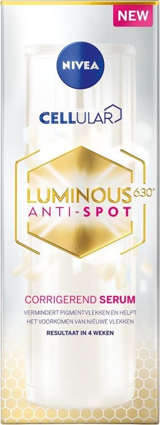 NIVEA Cellular Luminous Anti-Pigment Reduces Pigmentation Spots Serum - 30ml - Packaging Damaged
