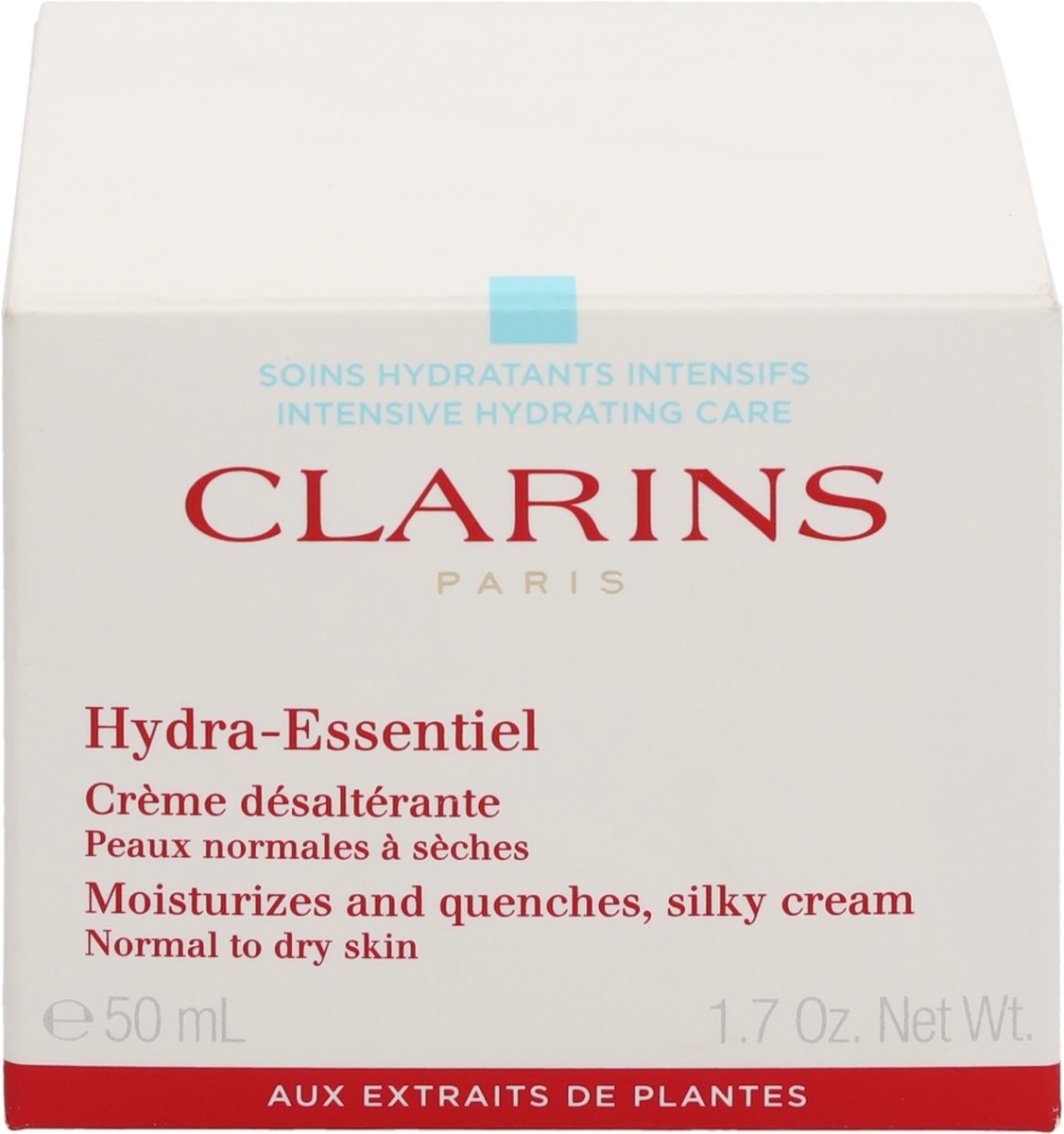 Clarins Hydra-Essentiel Crème Désaltérante Crème Visage - 50 ml - Il manque l'emballage