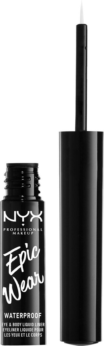 NYX Professional Makeup Epic Wear Flüssiger Eyeliner - Weiß 3,5 ml