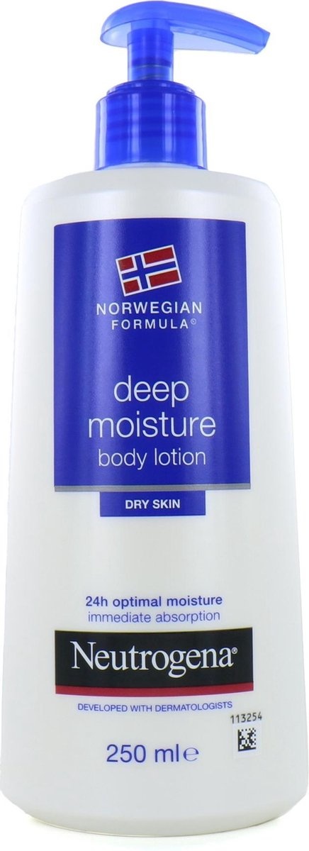 Neutrogena Tiefenfeuchtigkeits-Körperlotion - 250 ml (für trockene Haut)