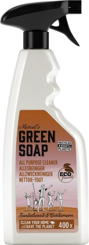 Marcel's Green Soap All-Purpose Cleaner Spray Sandalwood & Cardamom 500ml