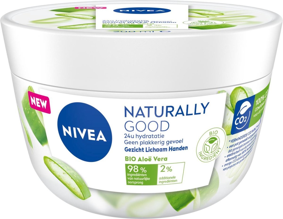 Nivea Naturally Good Crème Aloe Vera 200ml