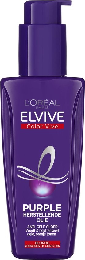 L'Oréal Paris Elvive Color Vive Purple Oil Serum - pour cheveux blonds et cheveux gris - 100ml