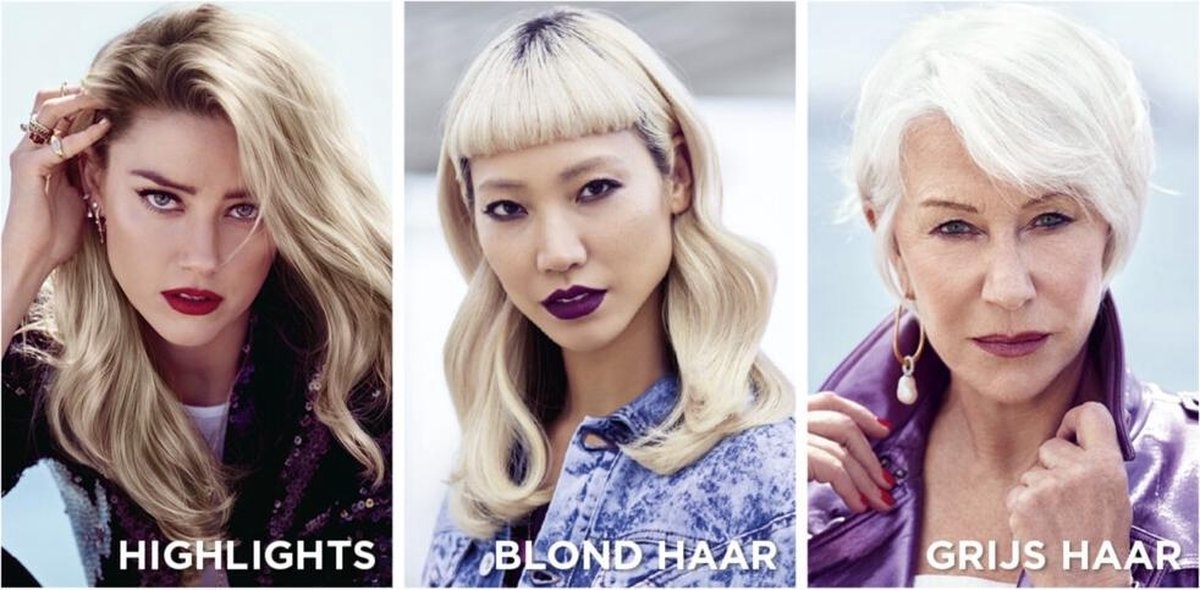 L'Oréal Paris Elvive Color Vive Purple Oil Serum - für blondes und graues Haar - 100 ml