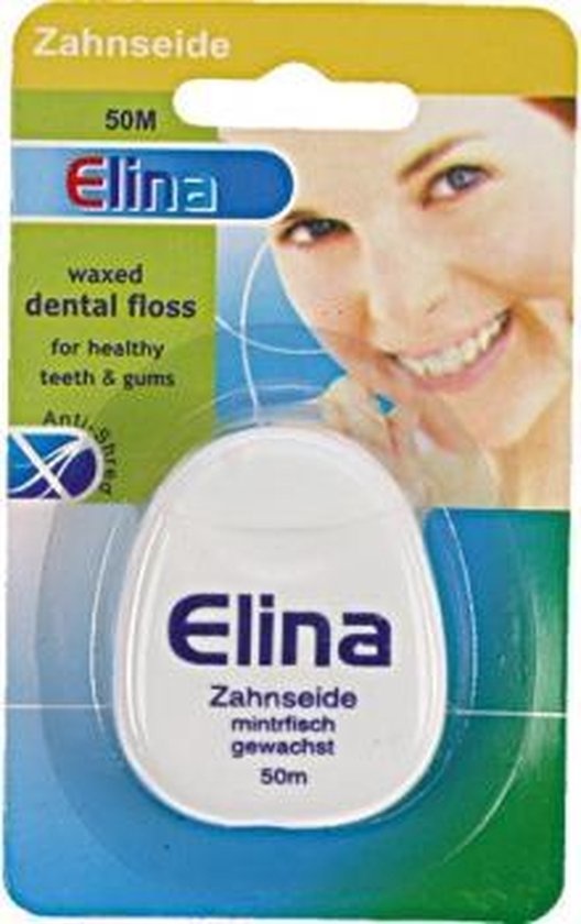 Elina Floss 50m waxed with Mint flavor