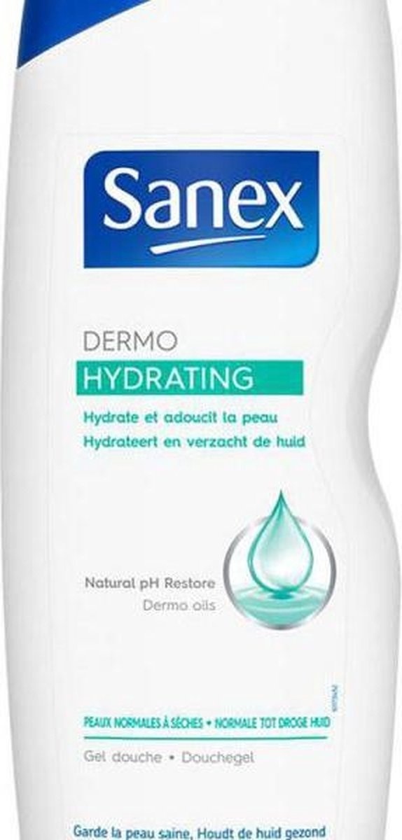 Sanex Dermo Moisturizing Hydrating Shower Gel 500 ml