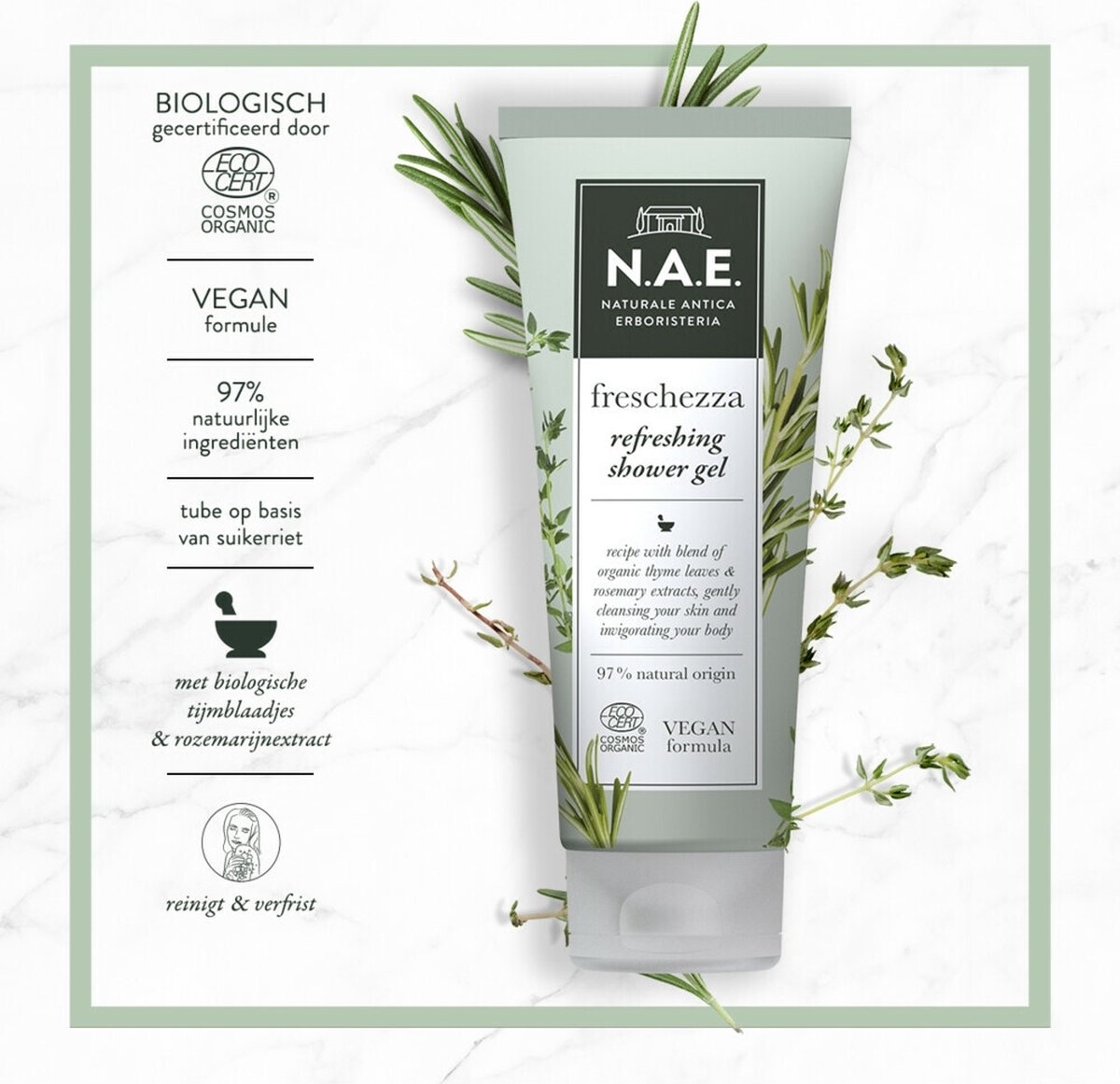 NAE Gel Douche Freschezza Rafraîchissant 200 ml