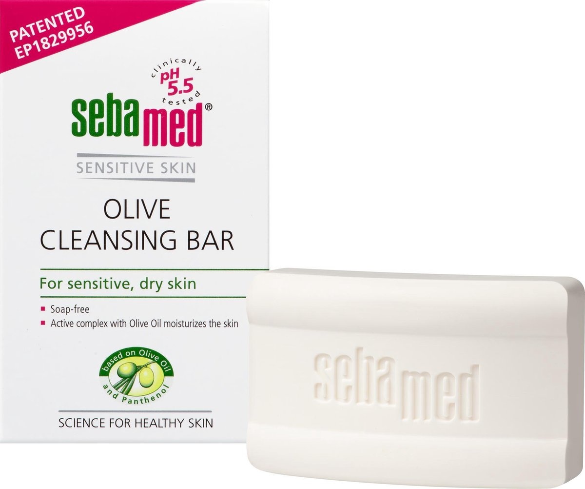 Sebamed Soap-free Washing Tablet Olive - Soap Tablet - 150 grams